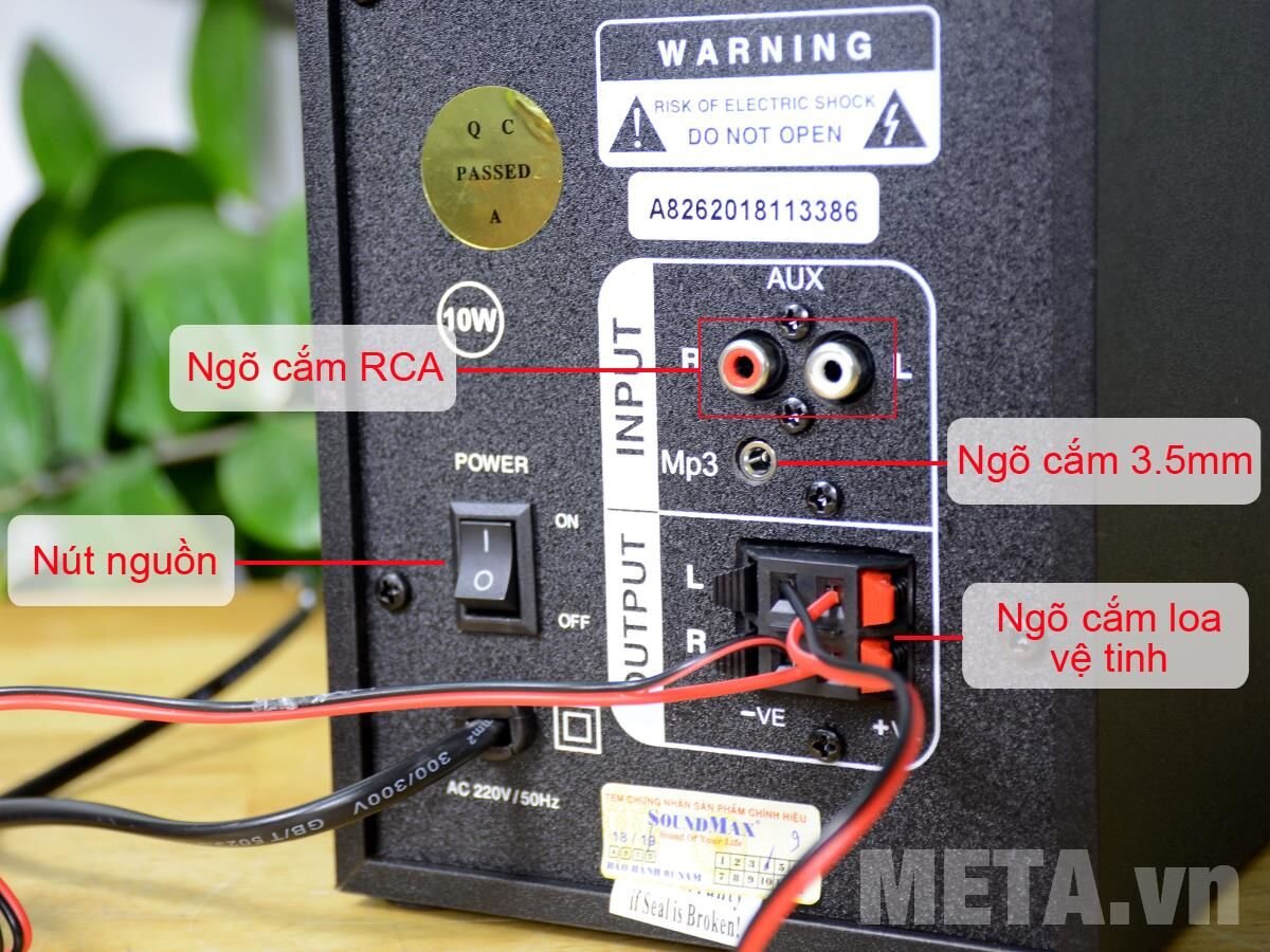 Loa vi tính Soundmax A826 2.1