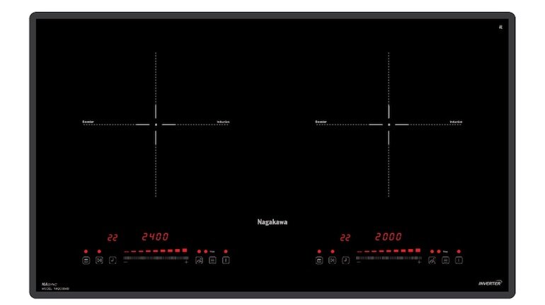 Bếp đôi điện từ Nagakawa NK2C05MB