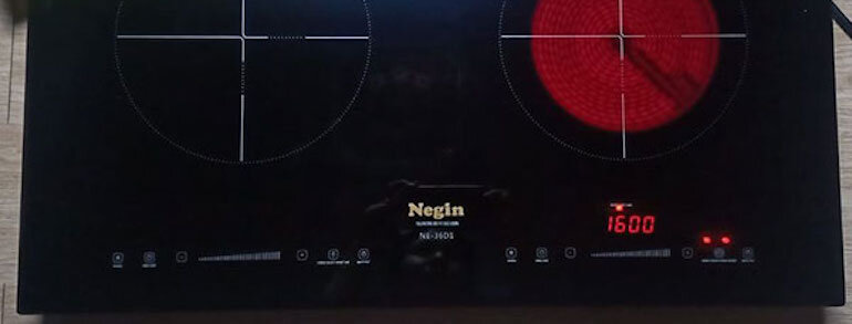Bếp từ hồng ngoại âm 2 vùng nấu Negin NE-36D1