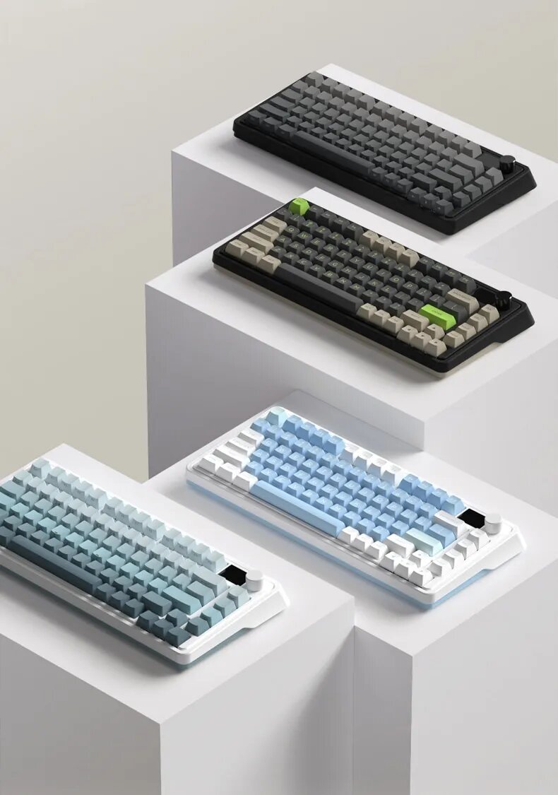 Bàn phím cơ FL-Esports CMK75SAM Lake Placid Blue 3 mode 1