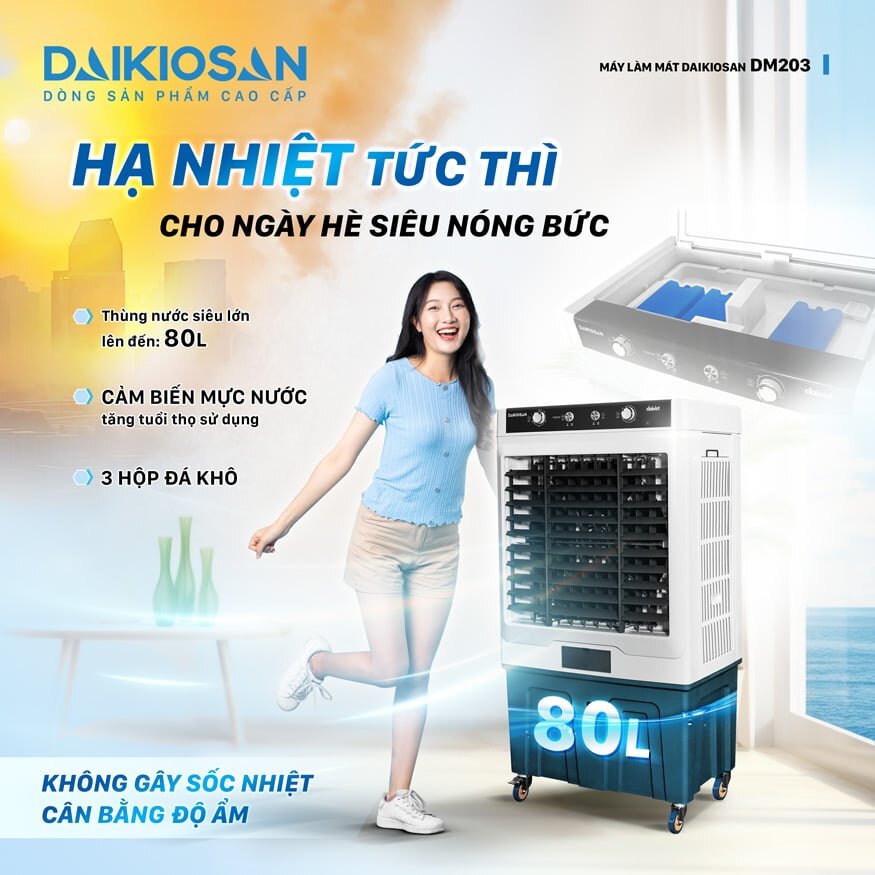 Máy làm mát không khí Daikiosan  