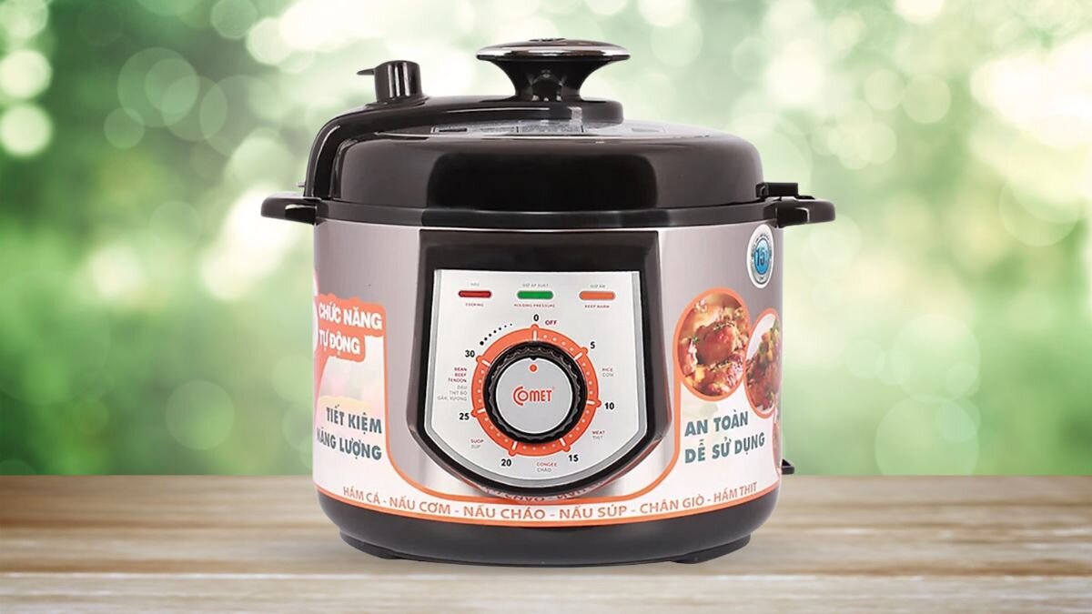 Nồi áp suất điện Comet CM6150 5 lít được làm bằng chất liệu bền bỉ