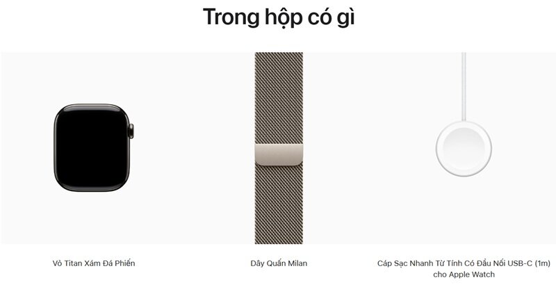 Apple Watch Series 10 4G 42mm Viền Titanium Dây Titan