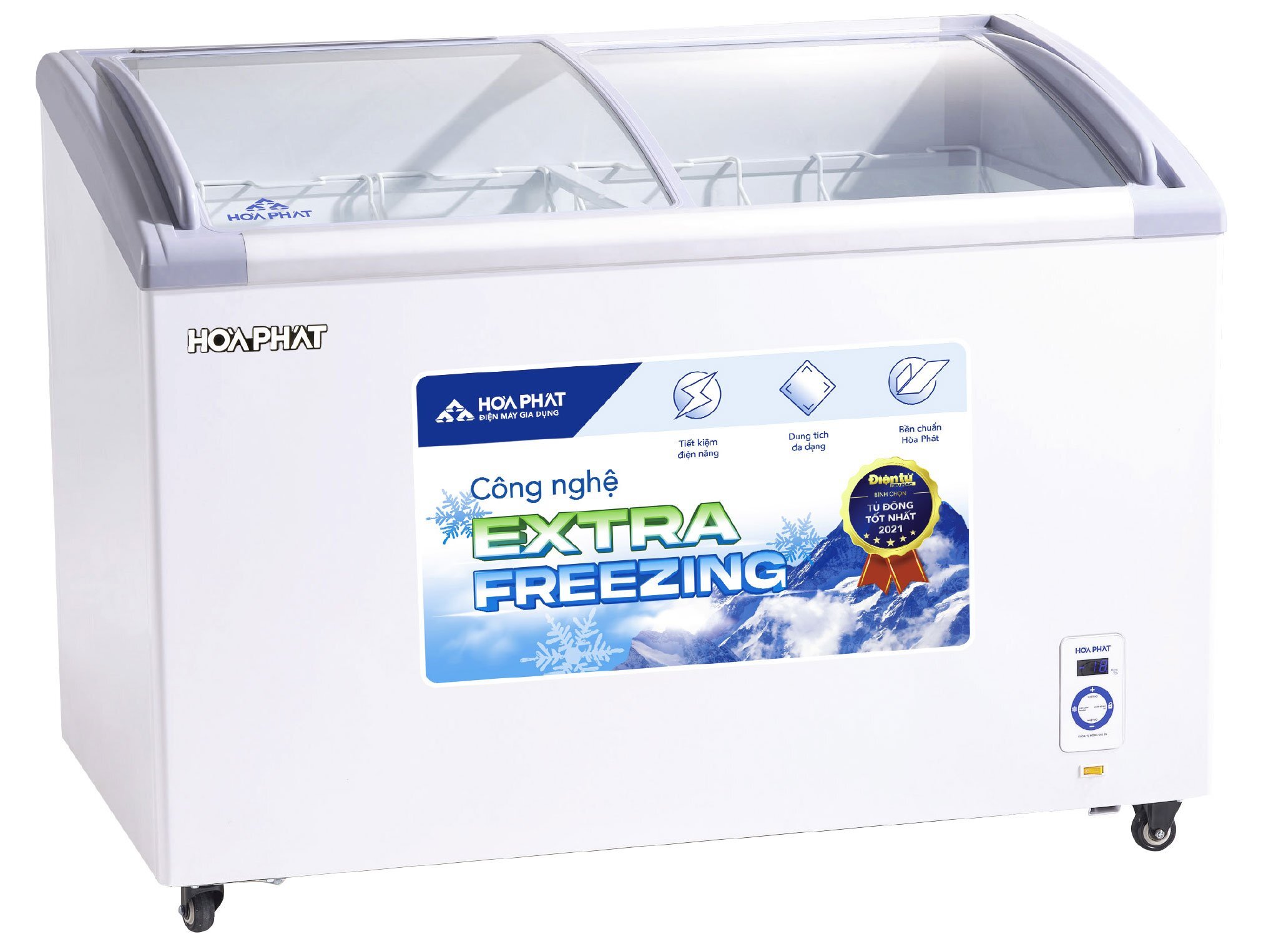 Tủ đông Hòa Phát 1 ngăn 2 cánh HSF AD6280.C1