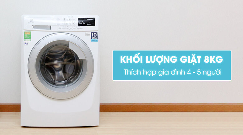 Máy giặt Electrolux 8 kg EWF12843 Máy giặt Electrolux 8 kg EWF12843