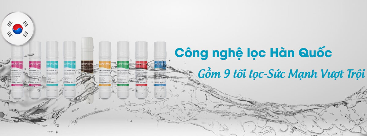 9 cấp lọc máy lọc nước Korihome WPK-910
