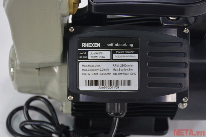 Máy bơm nước JLM 60-200 Máy bơm nước JLM 60-200