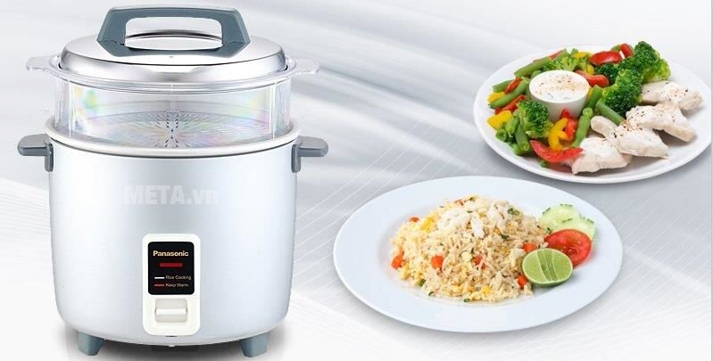 Nồi cơm điện nắp rời Panasonic SR-W22GSLRA - 2.2 lít