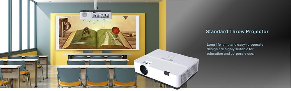 Thiết kế nhỏ gọn, tinh tế Máy chiếu Boxlight ALX422