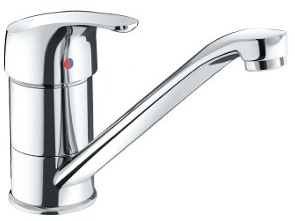 Vòi bếp Inax dạng cần gạt lên xuống và xoay trái/phải  Vòi bếp Inax