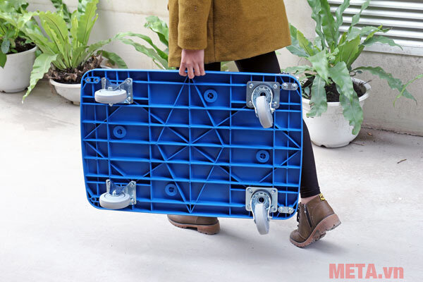 Xe đẩy hàng sàn nhựa Advindeq PT-150