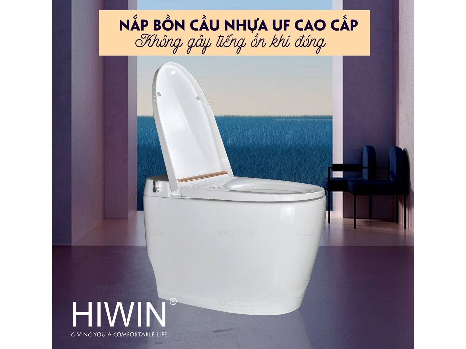 Bồn cầu két nước âm Hiwin MT-240 Bồn cầu két nước âm Hiwin MT-240