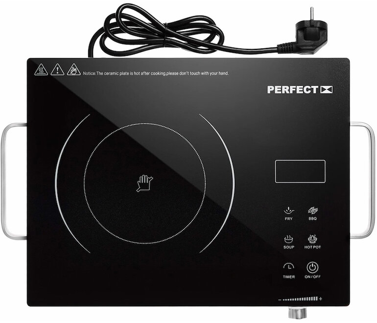 Bếp hồng ngoại dương 1 vùng nấu Perfect PF-BH82 - 2200W