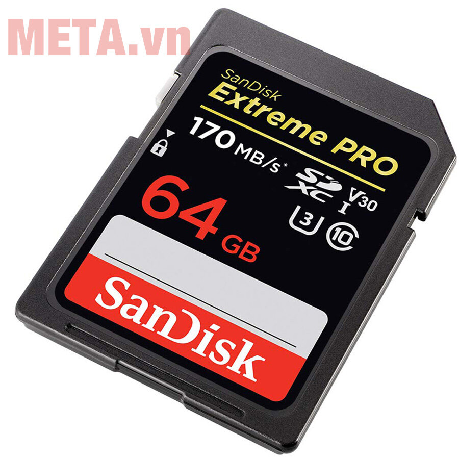 Thẻ nhớ SanDisk SDHC Extreme Pro, 170MB/s SDSDXXY-064G-GN4IN
