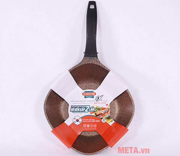 Chảo vuông sâu đá đáy từ SUNHOUSE SHP30A3