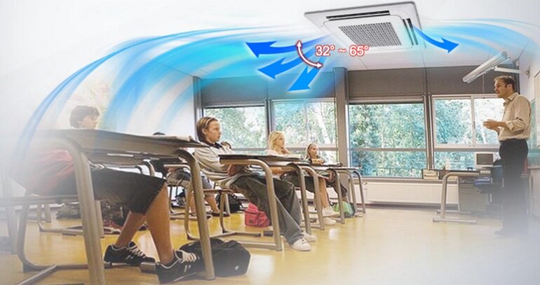 Điều hòa Samsung Inverter 42000 BTU 2 chiều AC120RN4DKG/EU- AC120RXADNG/EU có thiết kế hiện đại, sang trọng