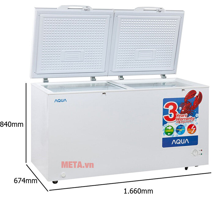 Tủ đông Aqua AQF-C680 1 ngăn 478 lít