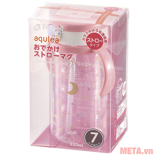 Cốc ống hút Richell RC41032 320ml