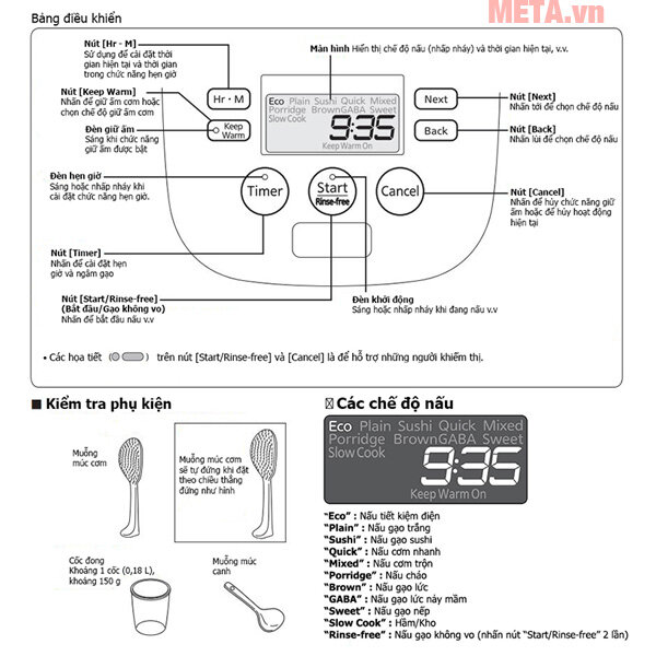 Nồi cơm điện tử cao tần áp suất kép Tiger JPB-G18S - 1.8 lít