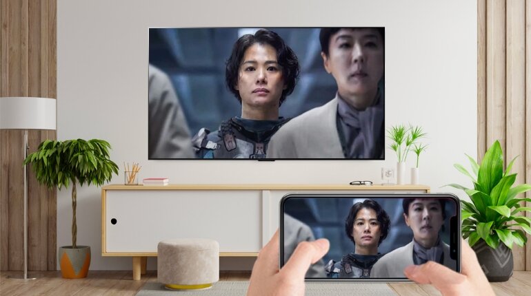 smart tivi OLED LG 4K 55 inch 55G3PSA chia sẻ nội dung