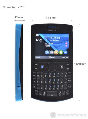 Điện thoại Nokia Asha 205