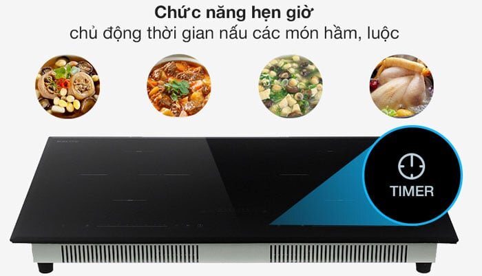 Kalite KL-3900 được tích hợp chức năng hẹn giờ vô cùng tiện ích