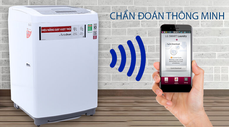 Máy giặt LG Inverter 8.5 kg T2385VSPW Máy giặt LG Inverter 8.5 kg T2385VSPW