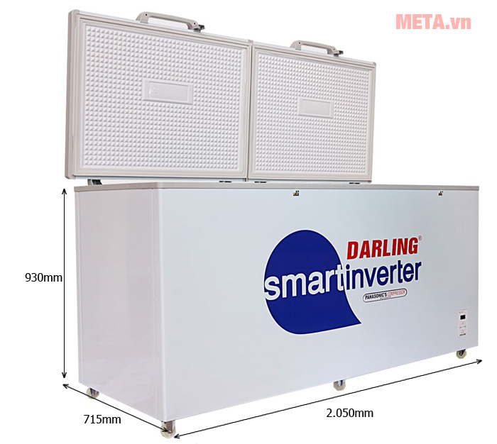 Tủ đông Smart Inverter Darling DMF-9779 ASI 970 lít Tủ đông Smart Inverter Darling DMF-9779 ASI 970 lít