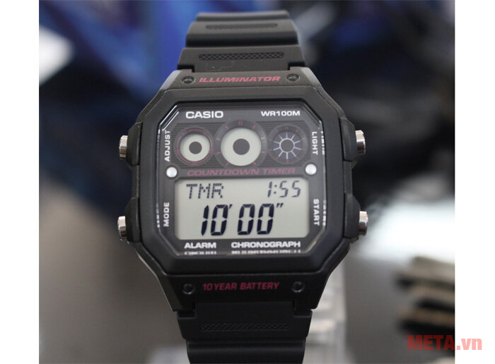 Đồng hồ CASIO AE-1300WH-1A2VDF dây nhựa