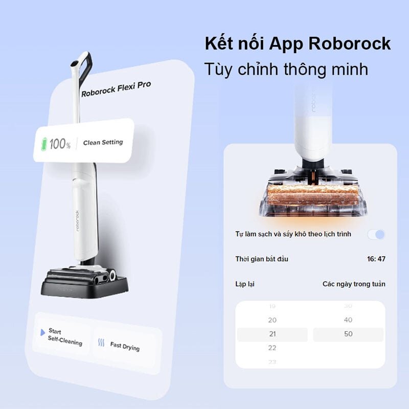 Máy hút bụi lau nhà cầm tay Roborock Flexi Pro