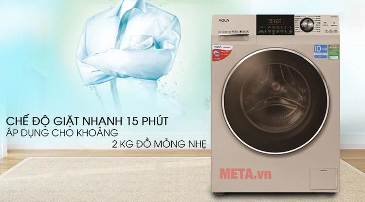 Máy giặt cửa trước Inverter AQUA AQD-D1000A 10kg