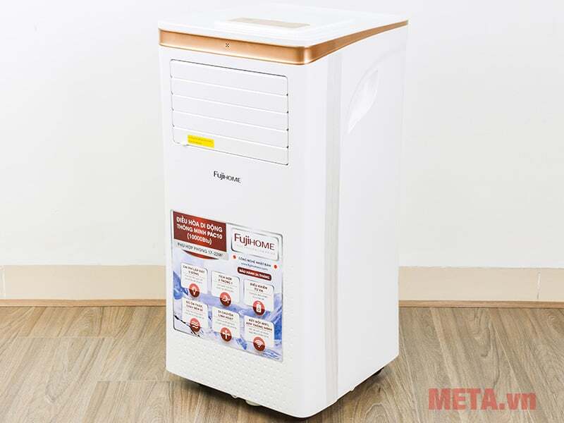 Máy lạnh di động FujiHome PAC10 có bánh xe di chuyển Máy lạnh di động FujiHome PAC10