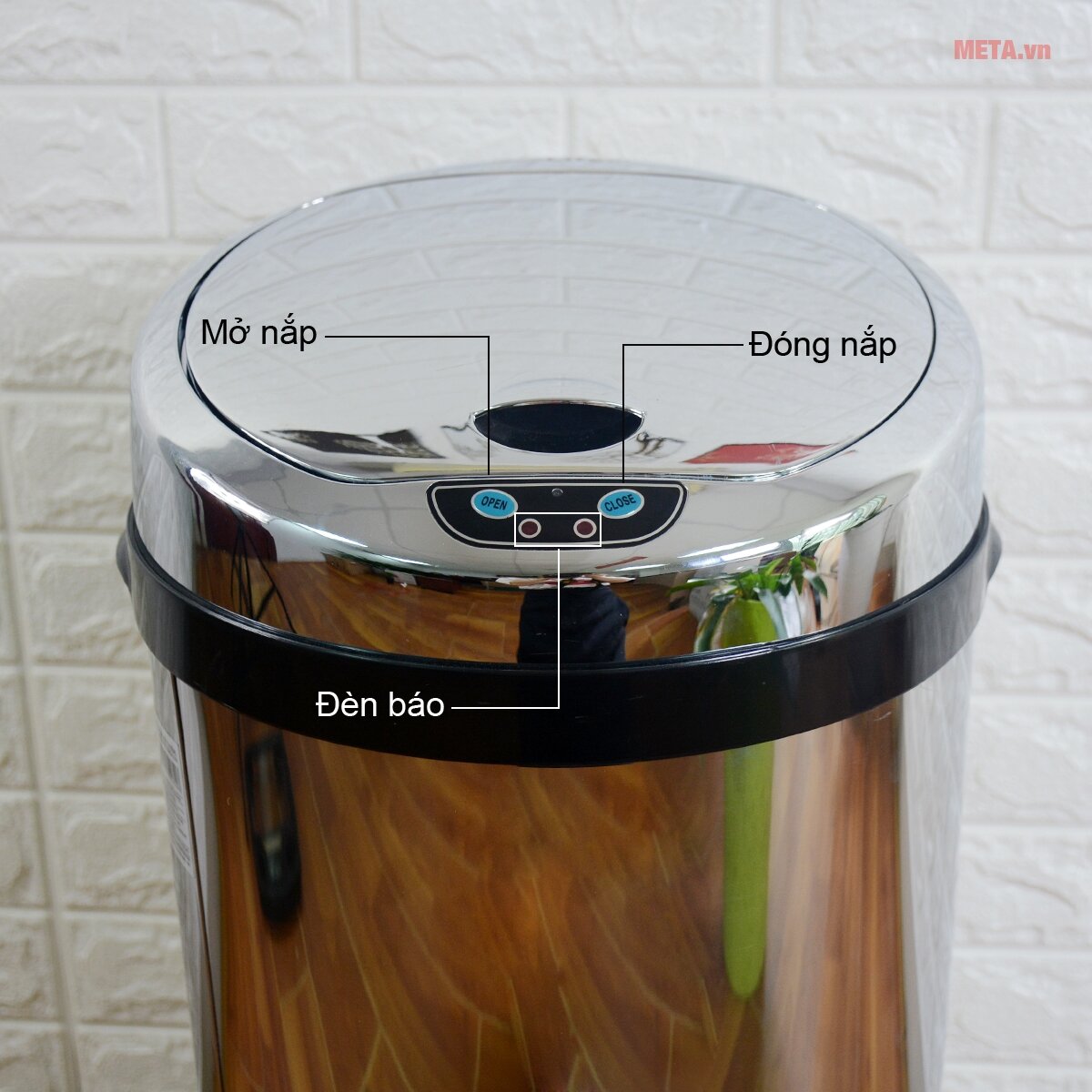 Thùng rác inox tự động Ecolife ECO 801/30L