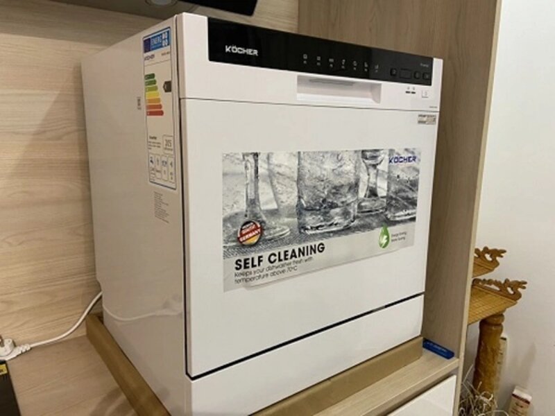 Máy rửa bát độc lập 8 bộ Kocher KDEU8838