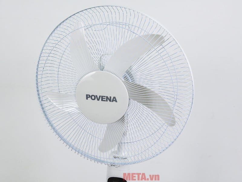 Quạt tích điện Povena có sải cánh 40cm Quạt tích điện Povena