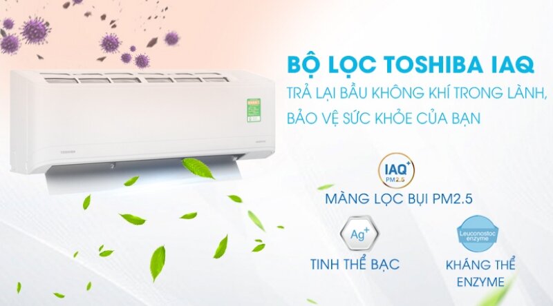 điều hòa Toshiba 9000 BTU 1 chiều Inverter RAS-H10X2KCVG-V