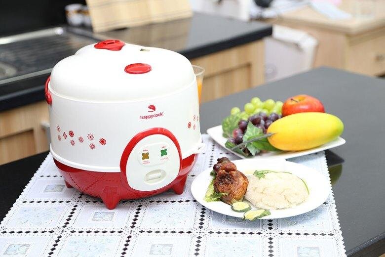 Nồi cơm điện Happycook 1.2 lít HC-120 Đỏ Nồi cơm điện Happycook 1.2 lít HC-120 Đỏ
