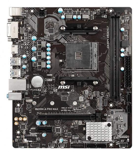 MSI B450M-A PRO MAX (ảnh 2)