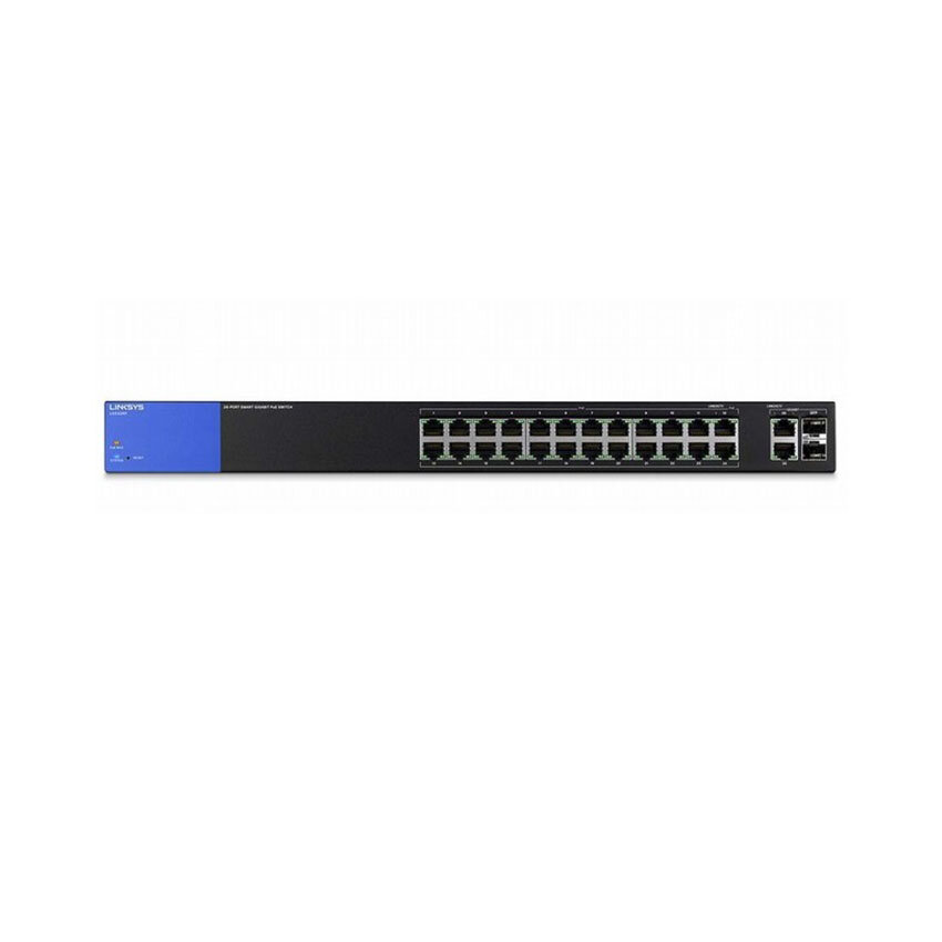Switch Linksys LGS326P 26-Port Business Gigabit Smart Switch POE ảnh 1