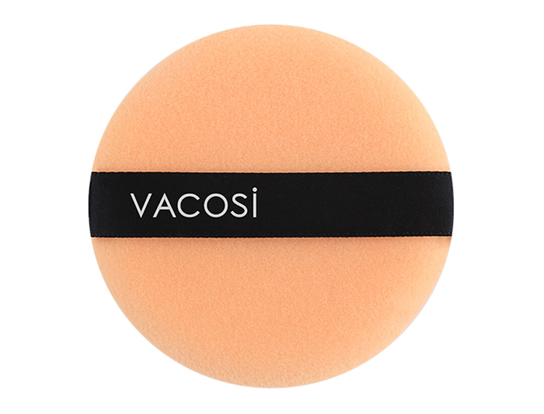 Bông Phấn Khô Tròn Vacosi Round Puff Size Trung