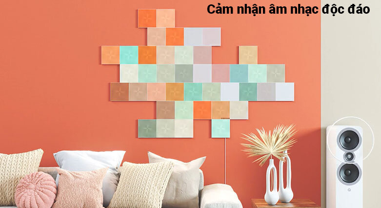 Đèn thông minh Nanoleaf Canvas Smarter Light Kit (NL29-0002SW-9PK) | Cảm nhận âm nhạc độc đáo
