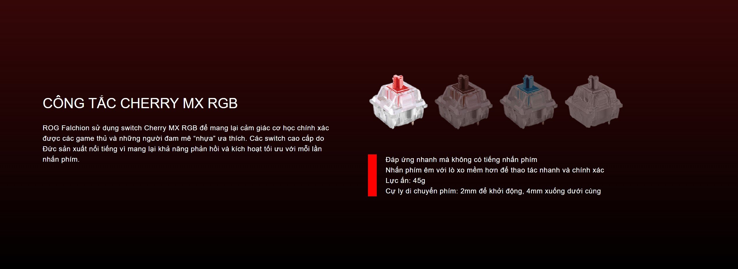 Bàn phím cơ Asus ROG Falchion Blue switch 90MP01Y2-BKUA00