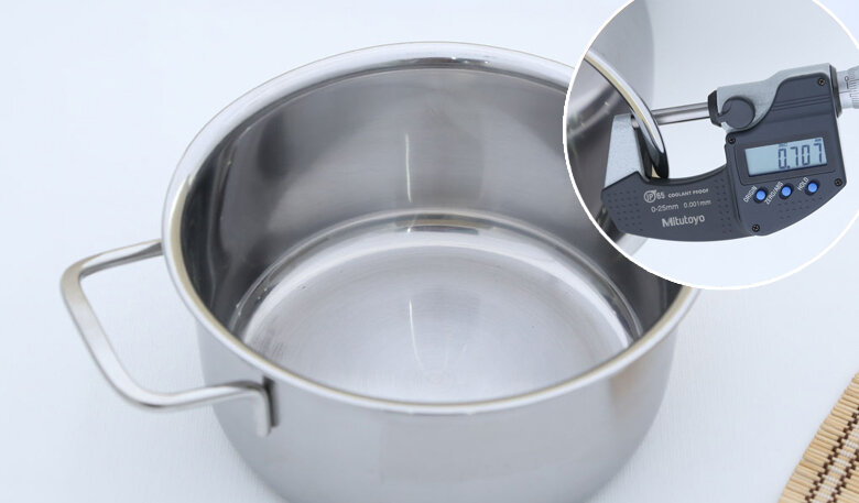 Bộ 3 nồi inox đáy từ Happycook Elegan EL-06SRY Bộ 3 nồi inox đáy từ Happycook Elegan EL-06SRY