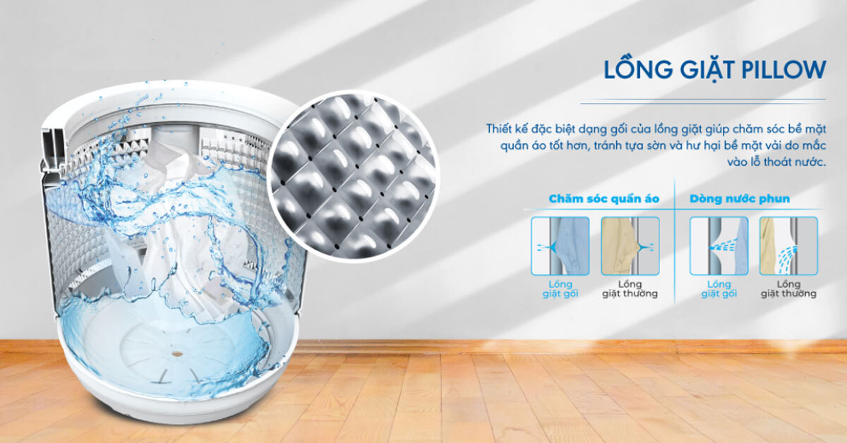 Máy giặt Aqua Inverter 13 kg AQW-DR130UGT.PS Máy giặt Aqua Inverter 13 kg AQW-DR130UGT.PS