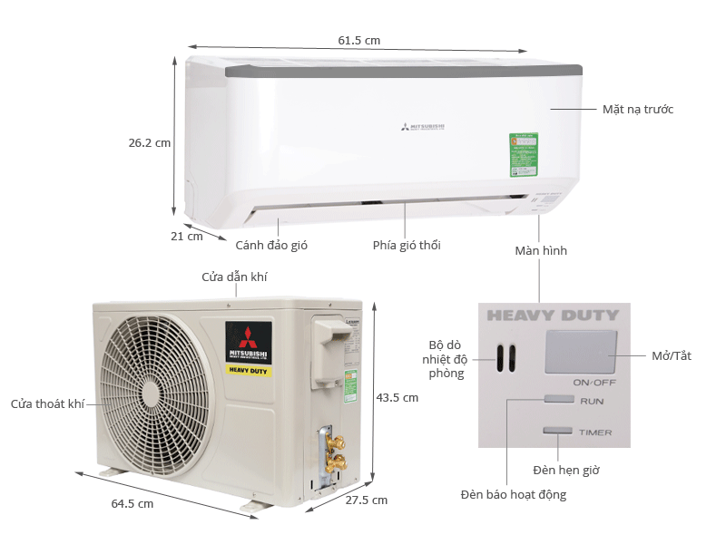 Máy lạnh Mitsubishi Heavy 1 HP SRK09CMP-5 Máy lạnh Mitsubishi Heavy 1 HP SRK09CMP-5