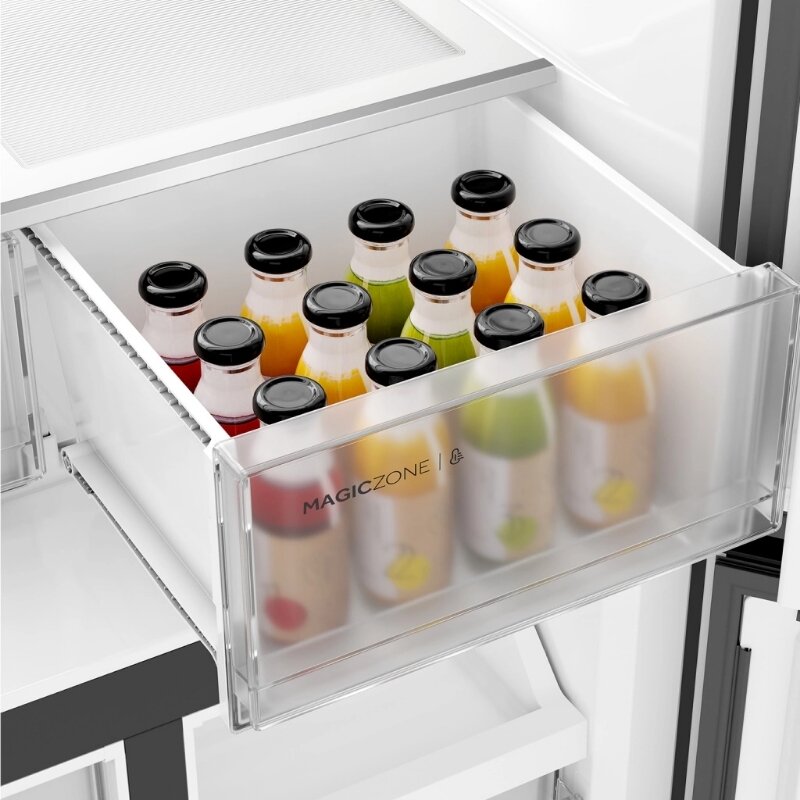 Tủ lạnh Aqua Inverter 529 lít AQR-M600XA(WGB)