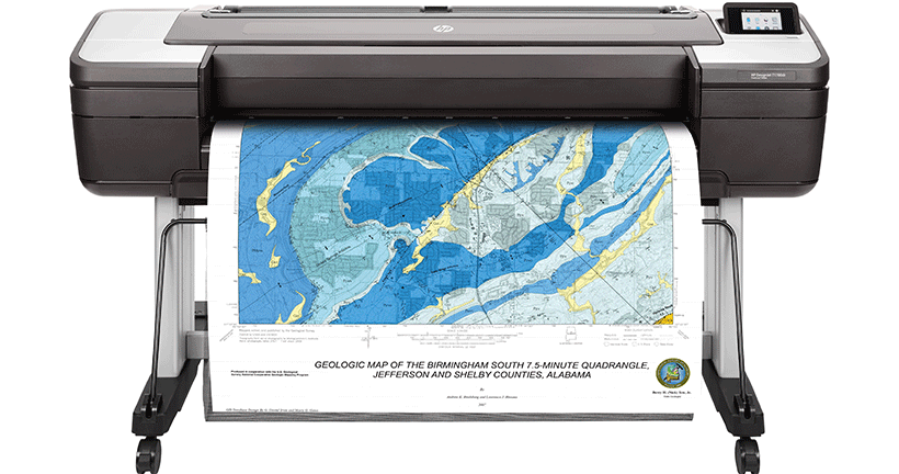 Máy in màu khổ lớn HP DesignJet T1708 44 inch (1VD83A) 