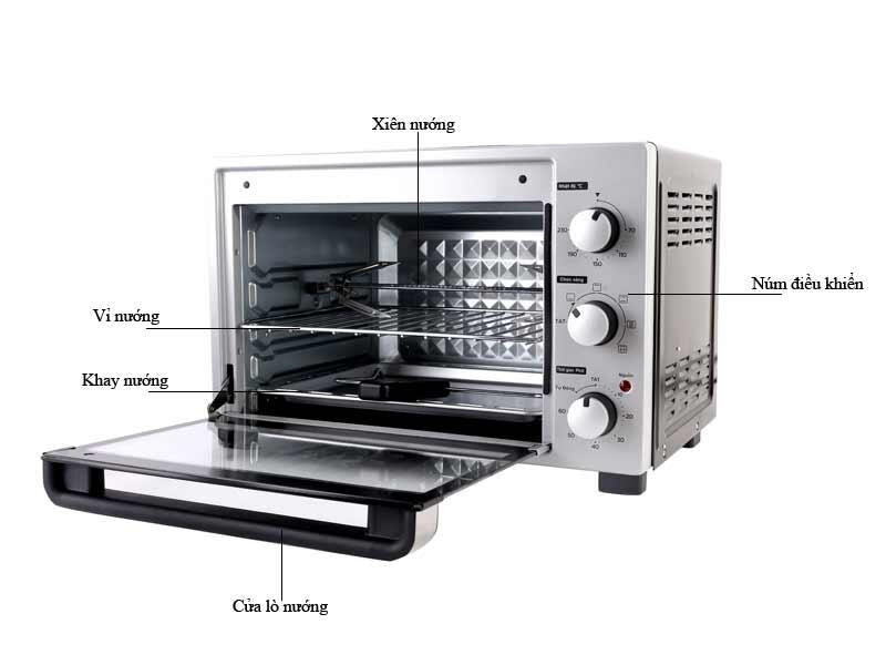 Lò nướng 32L Midea MEO-32AZ15