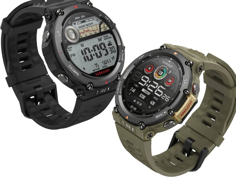 Đồng hồ thông minh Amazfit T-Rex 2 thiết kế