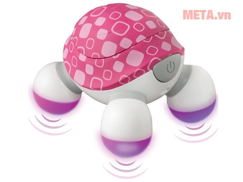 Máy massage cầm tay mini Turtle 3 đầu Homedics NOV-60